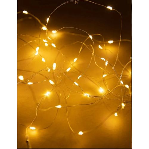 50 PIECES Guirlande Lumineuse à Ampoule Cuivre