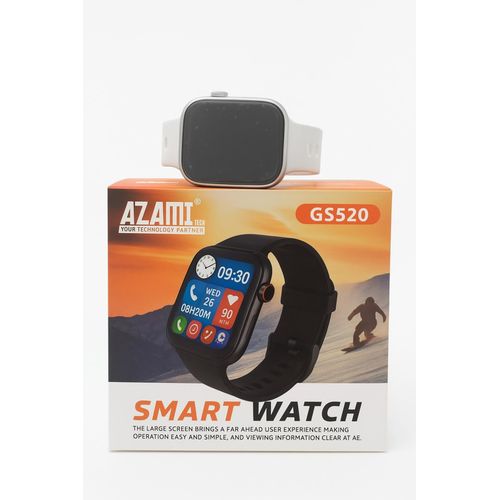 Tech Smartwatch GS520 – Écran HD – Notifications & Suivi Santé – Bracelet Confortable