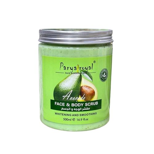 Parya Gommage Visage & Corps avocat - Blanchissant et Lissant - 500 ml