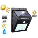 Lampe solaire avec détecteur de mouvement