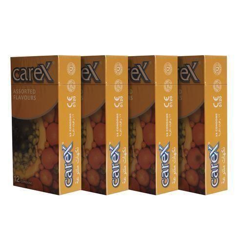 4 BOITE DE 12 CONDOMS , PRÉSERVATIFS DIFFÉRENTS ARÔMES