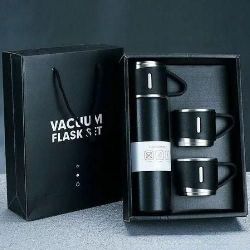 Thermos En Acier Inoxydable 500ML + 3 Tasses thumbnail 2