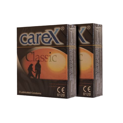 Carex Jelly 2 BOITES DE 3 PRÉSERVATIFS NOIR ORIGINAL