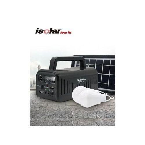 Mini Kit Solaire Avec 2 Lampes Led Radio MP3 Panneau Solaire power bank