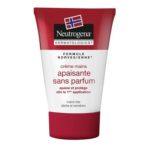 Crème mains apaisante sans parfum 50 ml Formule norvégienne