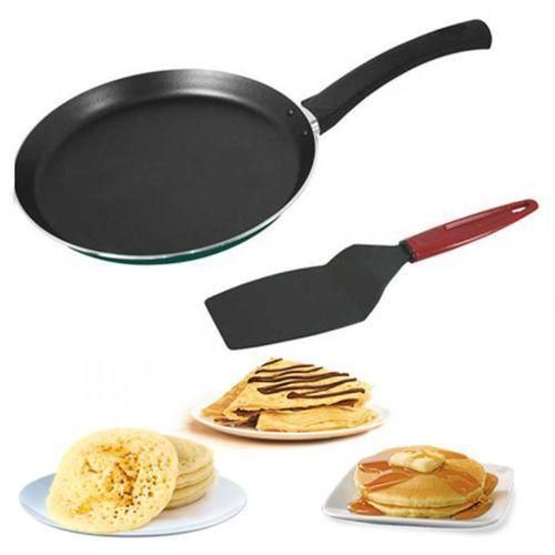 Poêle à Crêpes Premium Antiadhésive 21cm - Cuisson Saine