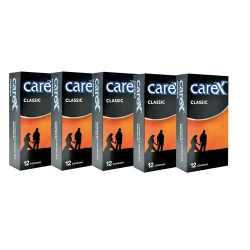 Jelly PRÉSERVATIFS CAREX 5 BOITE DE 12 CONDOMS original