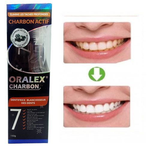 Dentifrice blanchisseur des dents au Charbon actif 150g