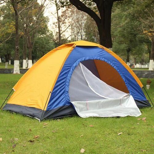 LA TENTE DE CAMPING 4 PERSONNES Multicouleurs 208x208x145 cm