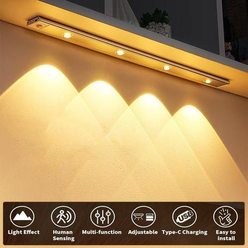 Lampe sous placard, détecteur de mouvement, barre lumineuse à détecteur de mouvement