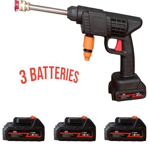 Pistolet de Lavage Auto Sans Fil + 3 Batteries Rechargeables