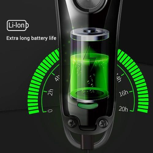 Tondeuse Electriques Barbe, tondeuse à cheveux AT-118 Rechargeable, haut qualité thumbnail 4