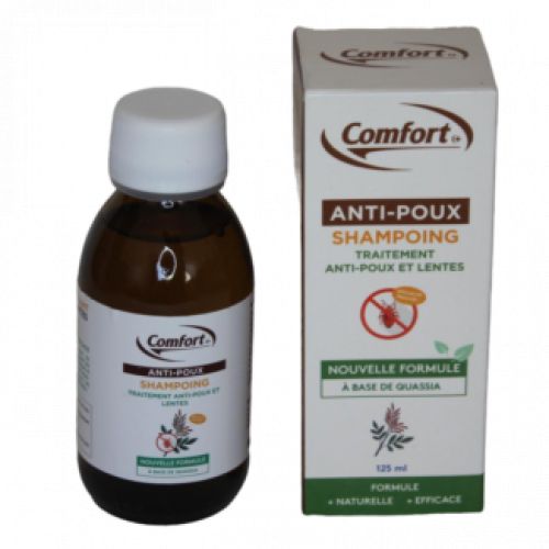 Shampoing Anti- Poux, Traitement Anti Poux Et Lentes 125 Ml