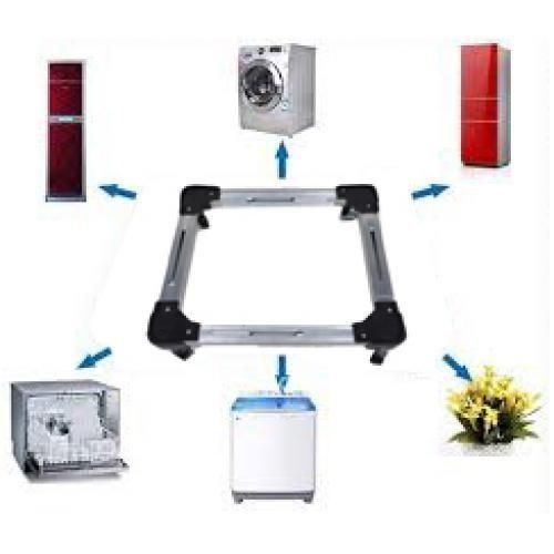 Support roulant extensible / réglable / en alluminum / pour Machine à laver, Congélateur Origine