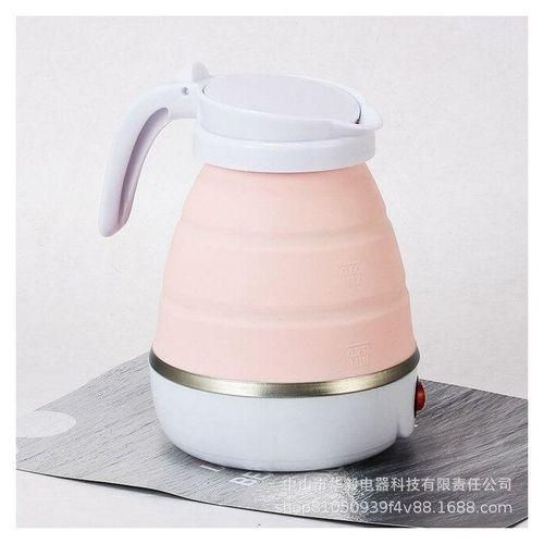 Bouilloire Electrique Portable & Pliable En Silicone Durable 600 ml