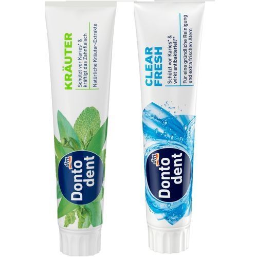 pack de 2 Dentifrices fluor et menthe