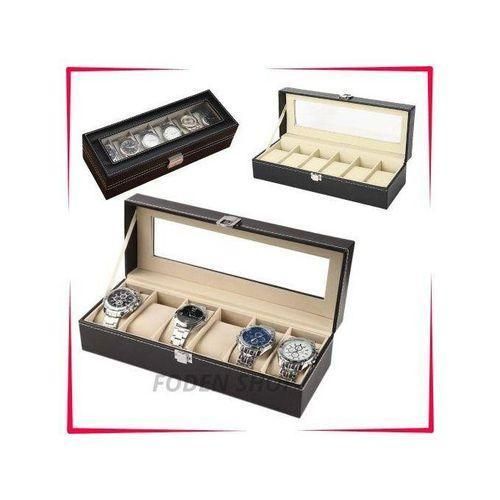 Boite de rangement pour 6 montres, Présentoir montre, Coffret montres, Boite bijoux,montre-bracelet