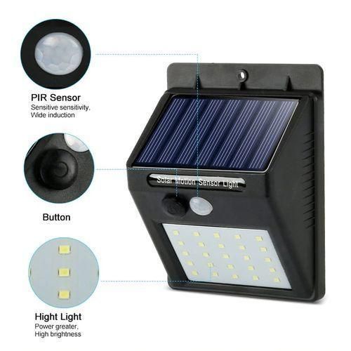 Solar Light LED En Plein Air Étanche Rue Économie D'énergie de Jardin Chemin Jardin de Sécurité lampe