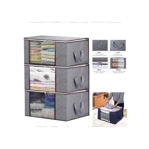 3 Sac de Rangement avec Fenêtre Transparente