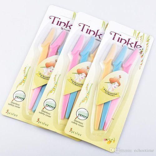 Pack 3 Tinkle Rasoir pour les sourcils Tinkle Rasoir épile sourcils