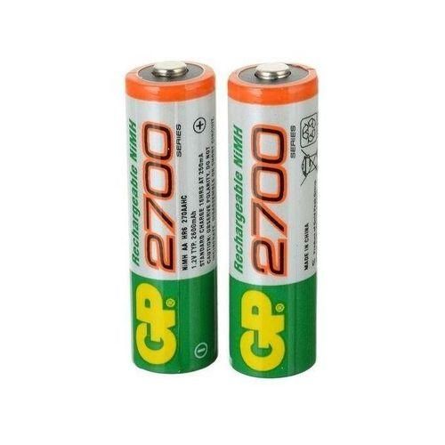 2 Pcs/lote AA GP Originale Batterie Rechargeable 2700 mah / GP 2700 GP Batteries Piles 1.2v