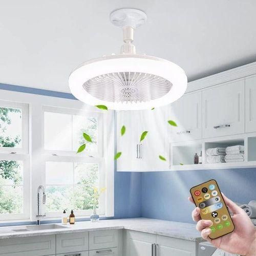 Ventilateur de Plafond Multi-Fonctionnel avec Éclairage et Aromathérapie