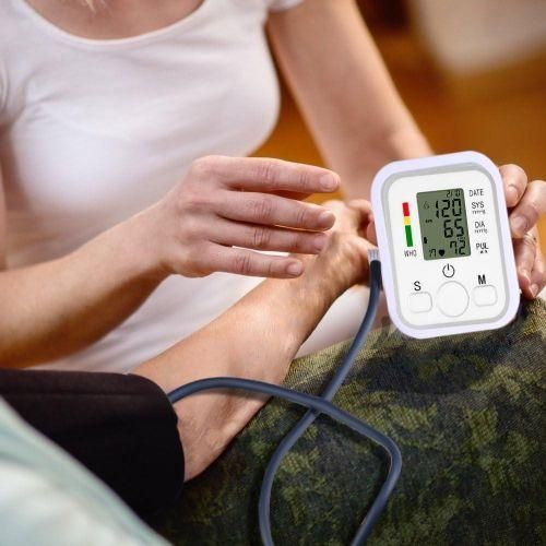 Tensiomètre Numérique Automatique pour Bras avec Grand Écran – Mémoire pour 2 Utilisateurs, Brassard Large Ajustable – Facile à Utiliser à Domicile