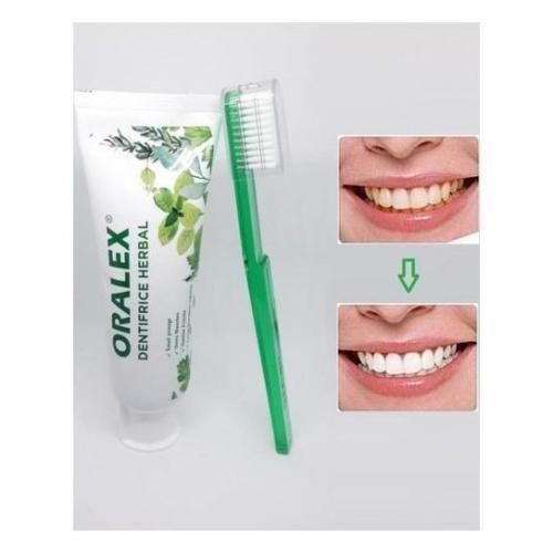 Dentifrice au herbal 100% naturel + Brosse Médical Offert
