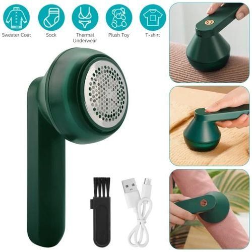 Rasoir à Peluches Électrique Portable - Multi-Surfaces
