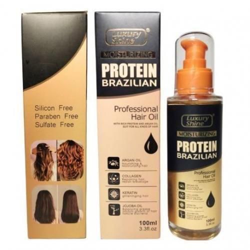 Huile À Cheveux - Riche En Protéines Et Huile D'argan, Huile Capillaire