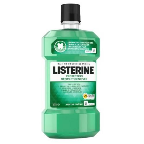 Listerine Bain de Bouche Protection Dents et Gencives  500ml