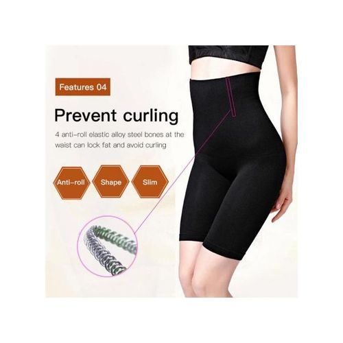 Slim Body Short ventre taille haute pour femme au design moderne et cool