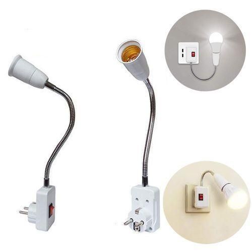 Offre Adaptateur pour lampe Douille pour ampoule avec Interrupteur pour maison..