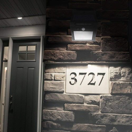 Solair Light Applique murale à LED Lampe Solaire Éclairage Inductif Automatique à Economie d'énergie thumbnail 4