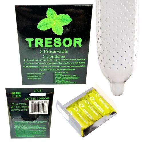 Tresor Préservatifs énergisants pour femmes 3pcs de tresor