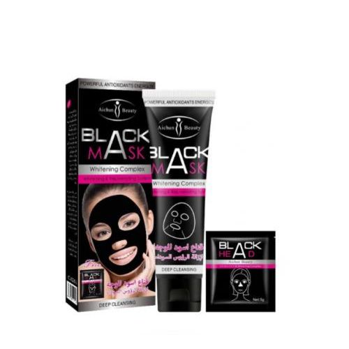 Masque de Nettoyage en Profondeur Noir pour Enlever les Points Noir Blanchissant