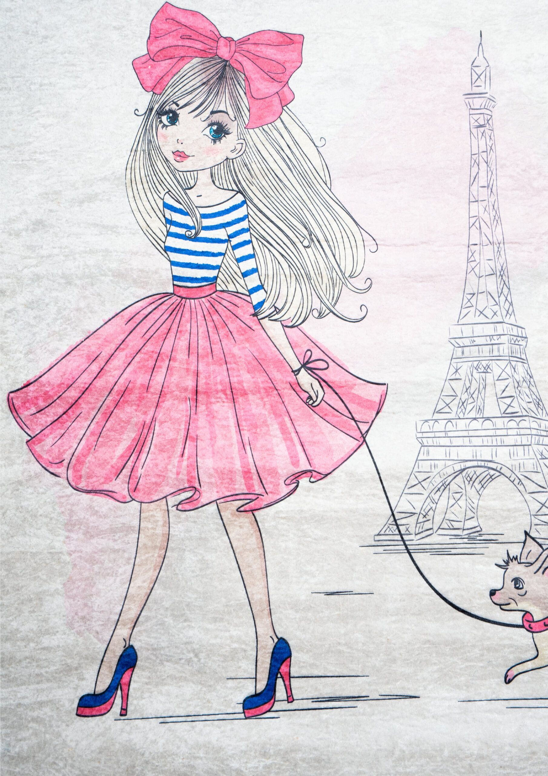 Tapis 2025 Enfants Easy Mama Barbie 100*150 thumbnail 4