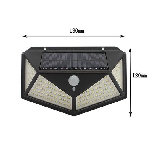 Lampes Murales, Énergie Solaire, Détecteur de Mouvement, Contrôle Nuit, Jardin/Véranda