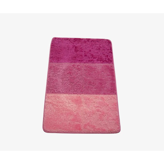 Silver Tapis de Bain 4 Pièces Rose