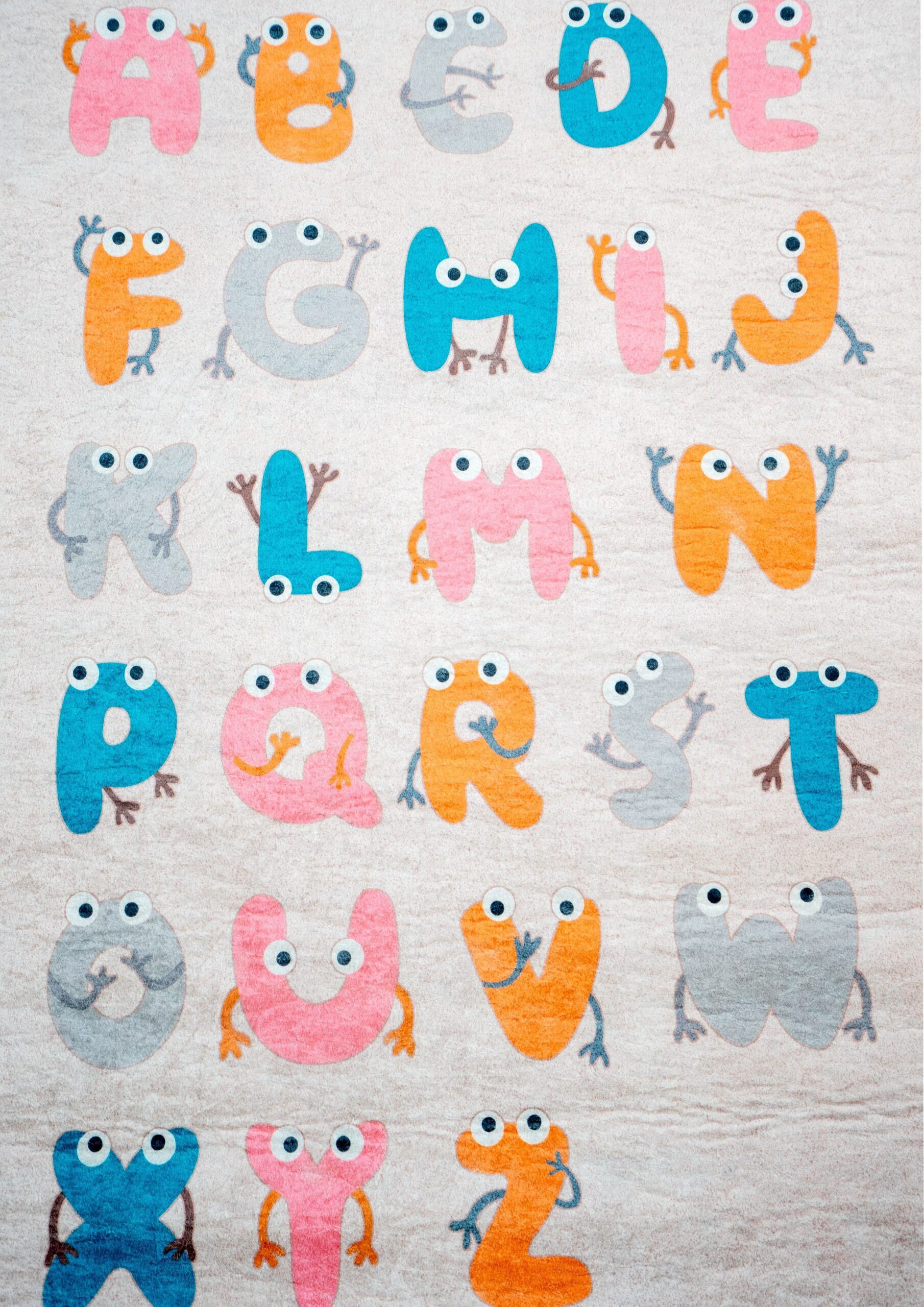 Tapis 2025 Enfants Easy Mama Lettres 100*150 thumbnail 2