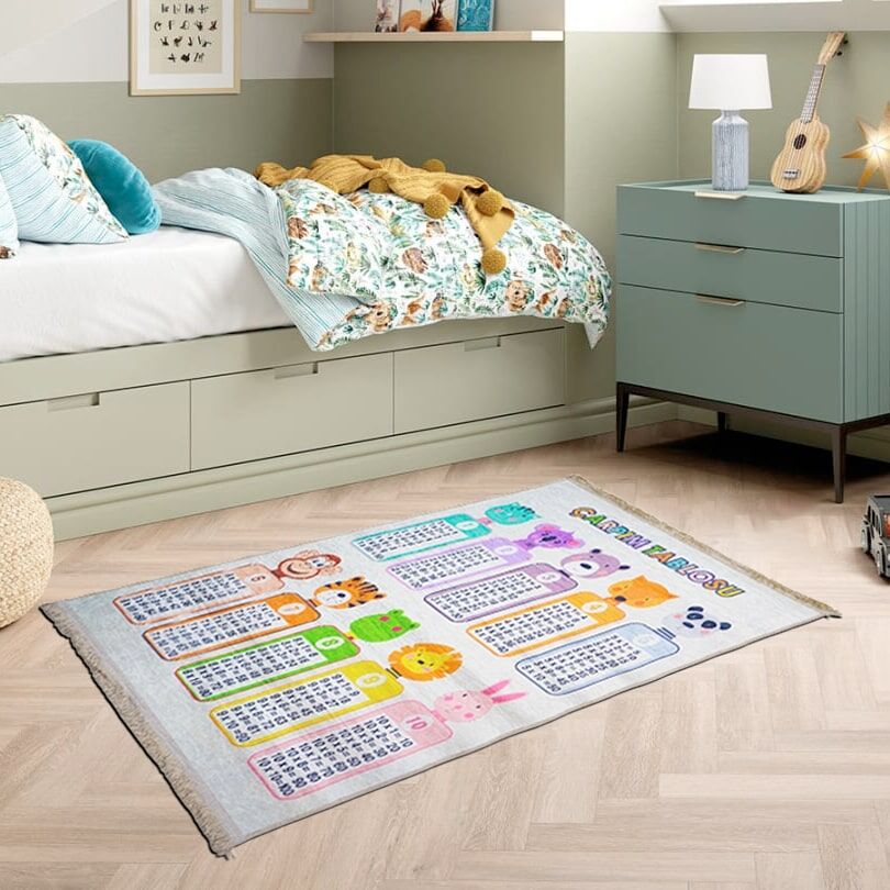 Tapis 2025 Enfants Easy Mama table de multiplication 100*150