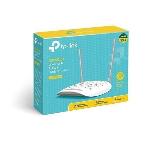 Modem Routeur ADSL2 + WiFi N 300Mbps All In One avec Point D'Access et Switch 4 Ports Incorporé