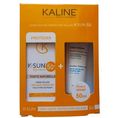 Teinte Naturelle Peau Grasse SPF50 (50ml) + Cold Cream Offerte