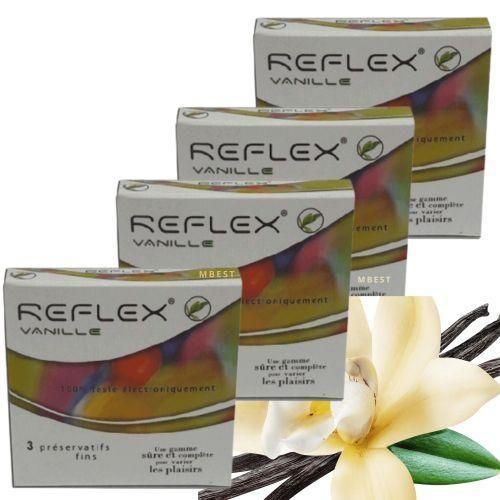 Pack de 4 Boîtes DE 3 Préservatifs Vanille PACK SPECIALE 12 UNITE