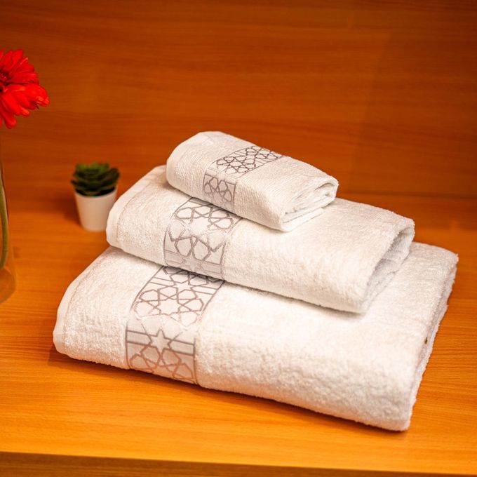 Arabesque Silver Pack 3 Serviettes
