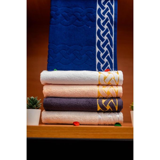 Cassilia g050 pack 5 serviettes 50x85 100% coton multi couleur