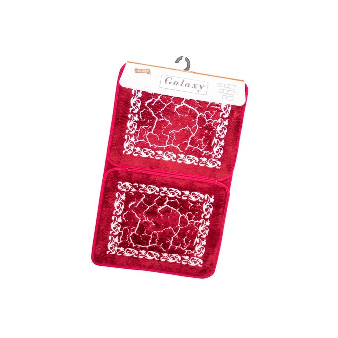 Galaxy Tapis de Bain 3 Pièce - Rouge