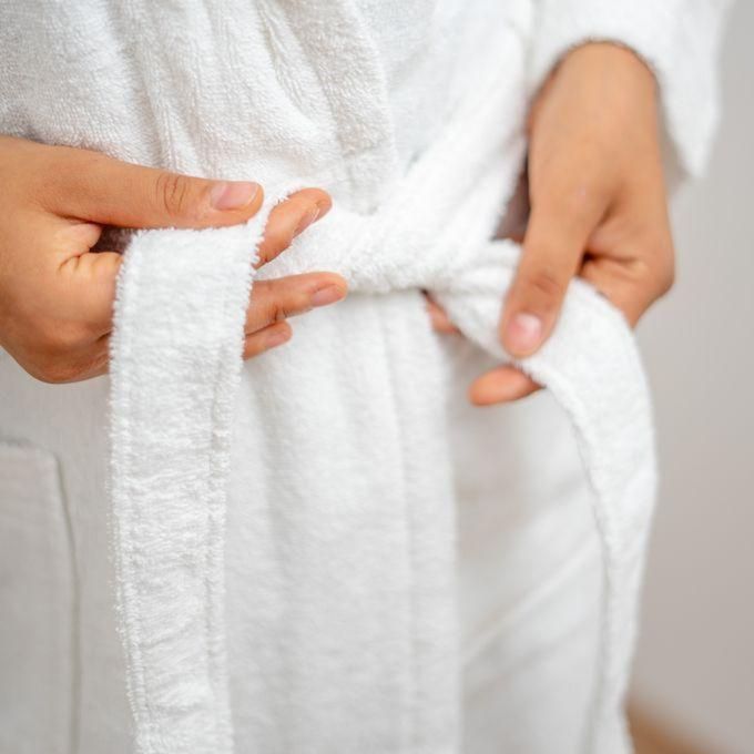 Pack 2 Pièces Peignoir Blanc