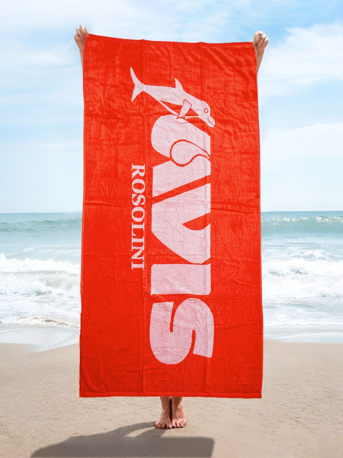 Sunwave serviette de plage 100 % coton