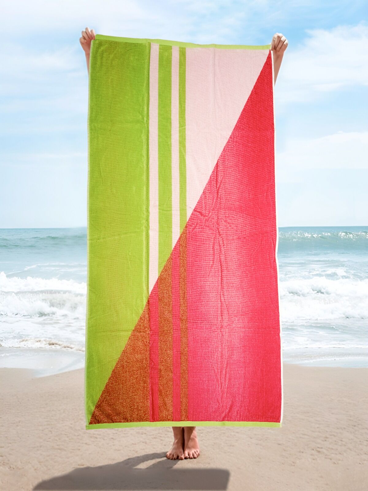 Sunwave serviette de plage 100 % coton